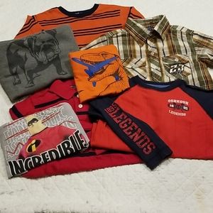 7 piece Size 5 Boys Shirt Lot